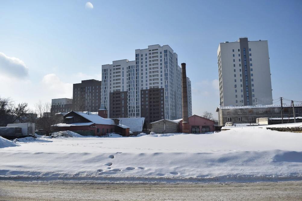 Ул. Привокзальная, 19а и 19б в Барнауле. Фото: www.skyscrapercity.com