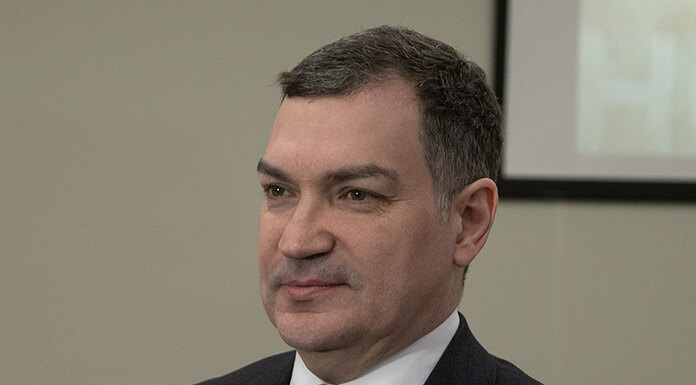    Мэр Новосибирска Максим Кудрявцев. Фото Михаила Перикова.