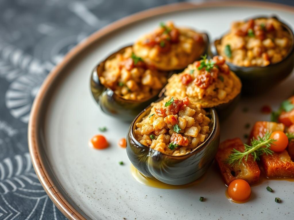    Фаршированные овощи по рецепту жоэля робюшона