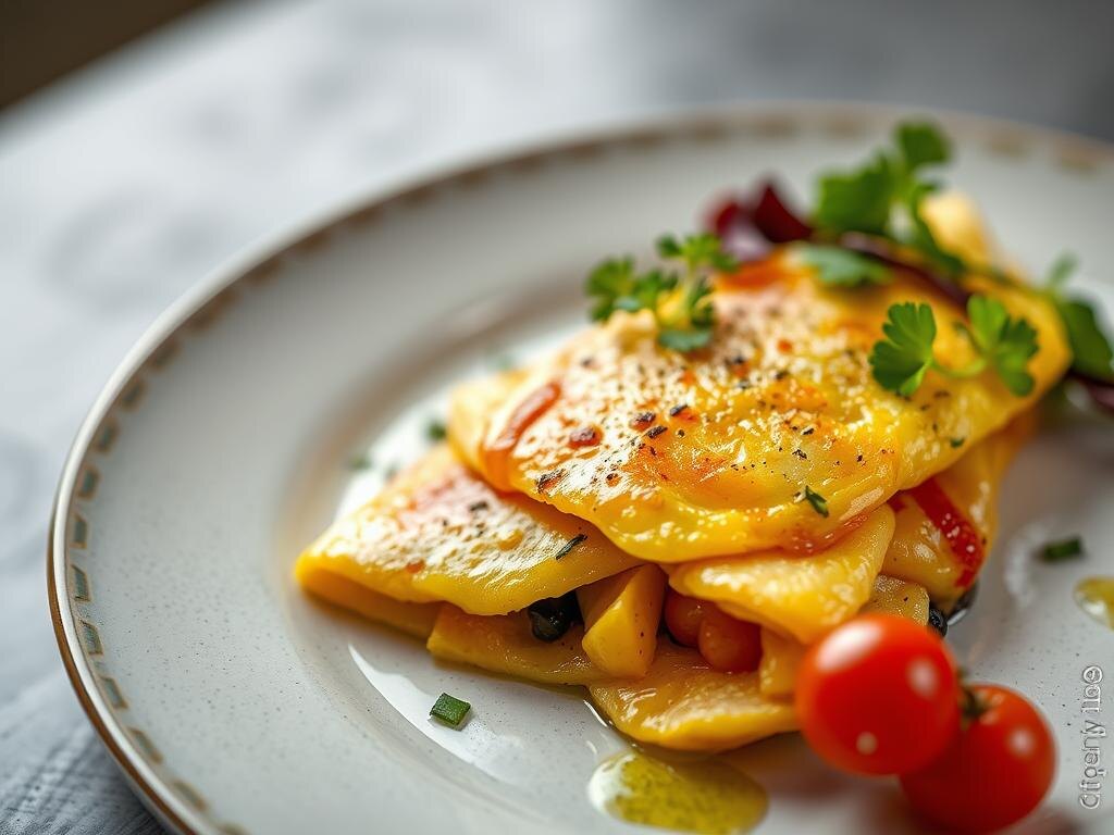    Классический французский омлет. рецепт от райана ратино