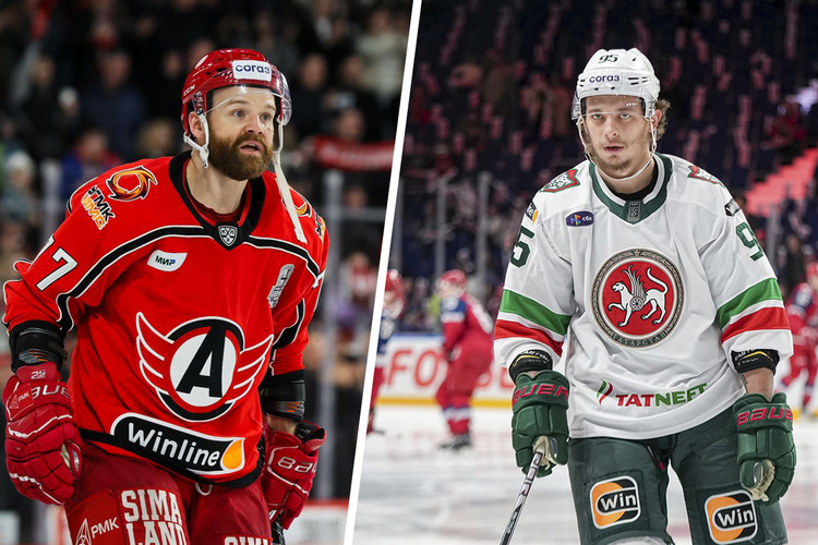    Стефан да Коста (слева) и Артём Галимов / фото: hc-avto.ru, ak-bars.ru