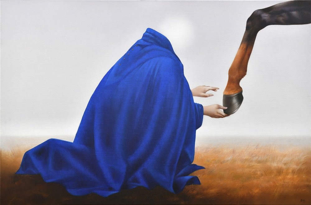 Рубен Григорян. Колючка. 2024. (синий)