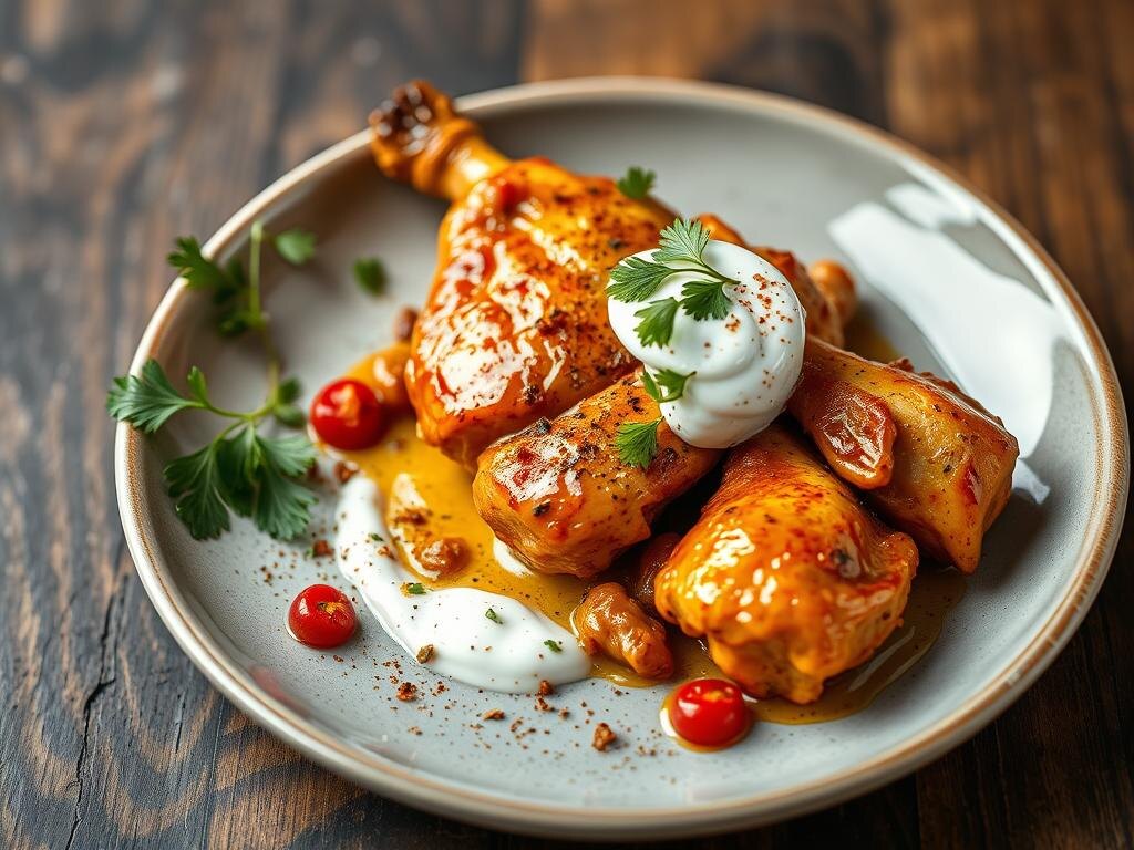    Куриный шашлык с йогуртом и специями