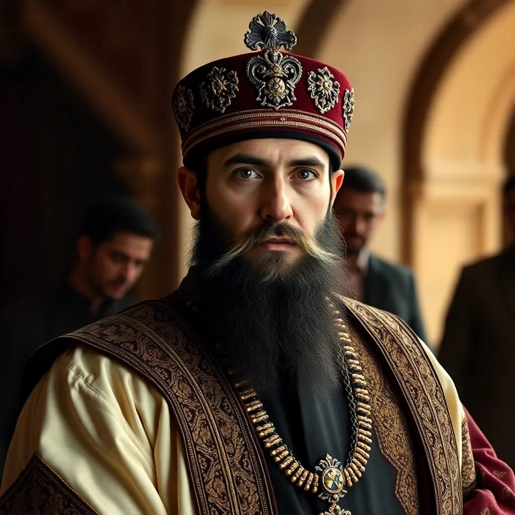Султан Сулейман был десятым правителем Османской империи. Сгенерировано ИИ Акула нейронных сетей