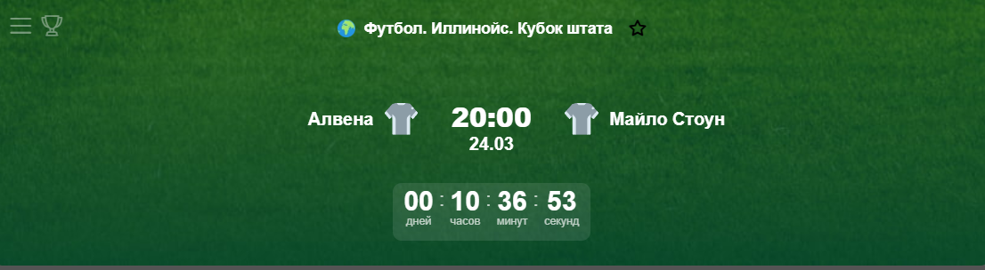 Футбол. Иллинойс. Кубок штата, Алвена - Майло Стоун