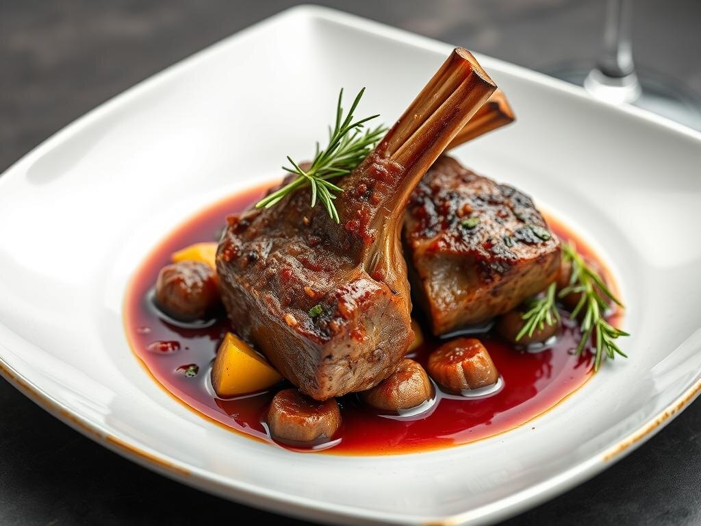    Шашлык из баранины с розмарином