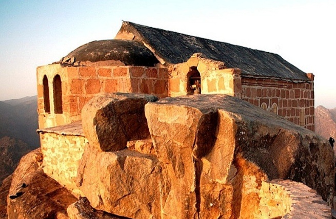 Древний христианский храм в Раифе на Синайском полуострове