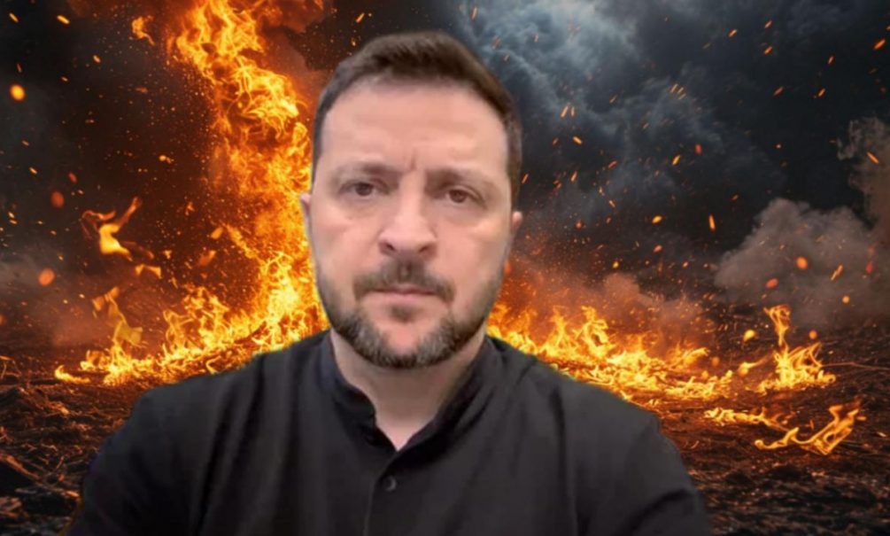   Владимир Зеленский. Иллюстрация: коллаж "Блокнота"