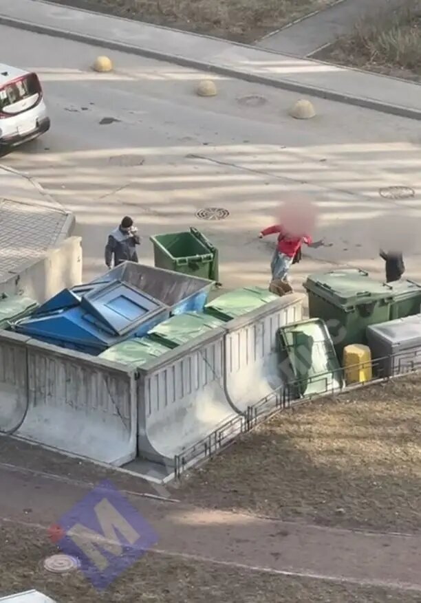    Фото: скрин видео из Telegram-канала «Мегаполис | ДТП и ЧП | Санкт-Петербург | Питер»