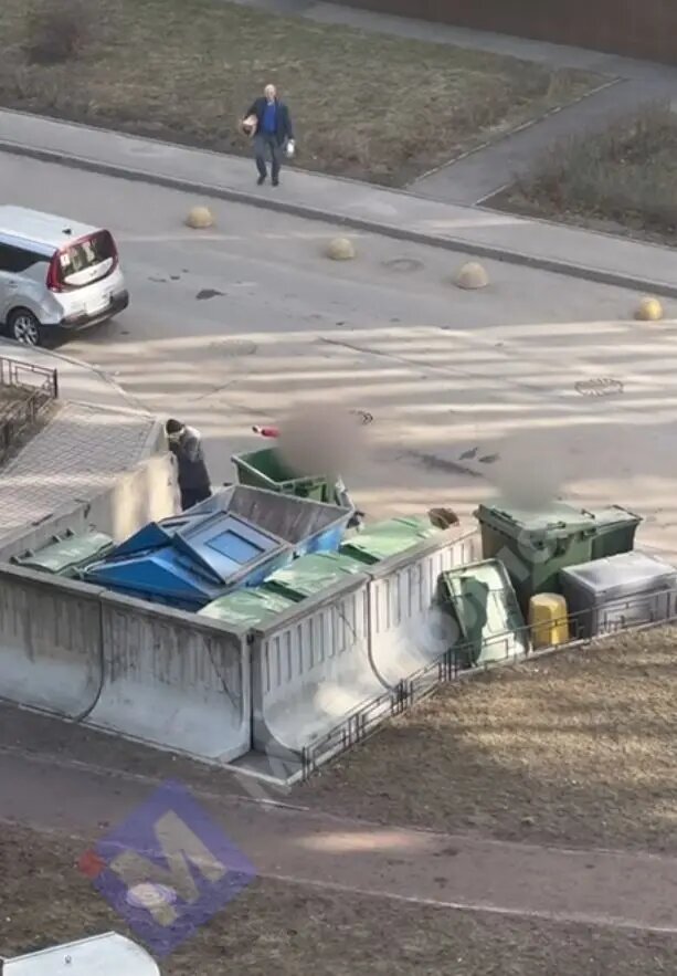    Фото: скрин видео из Telegram-канала «Мегаполис | ДТП и ЧП | Санкт-Петербург | Питер»