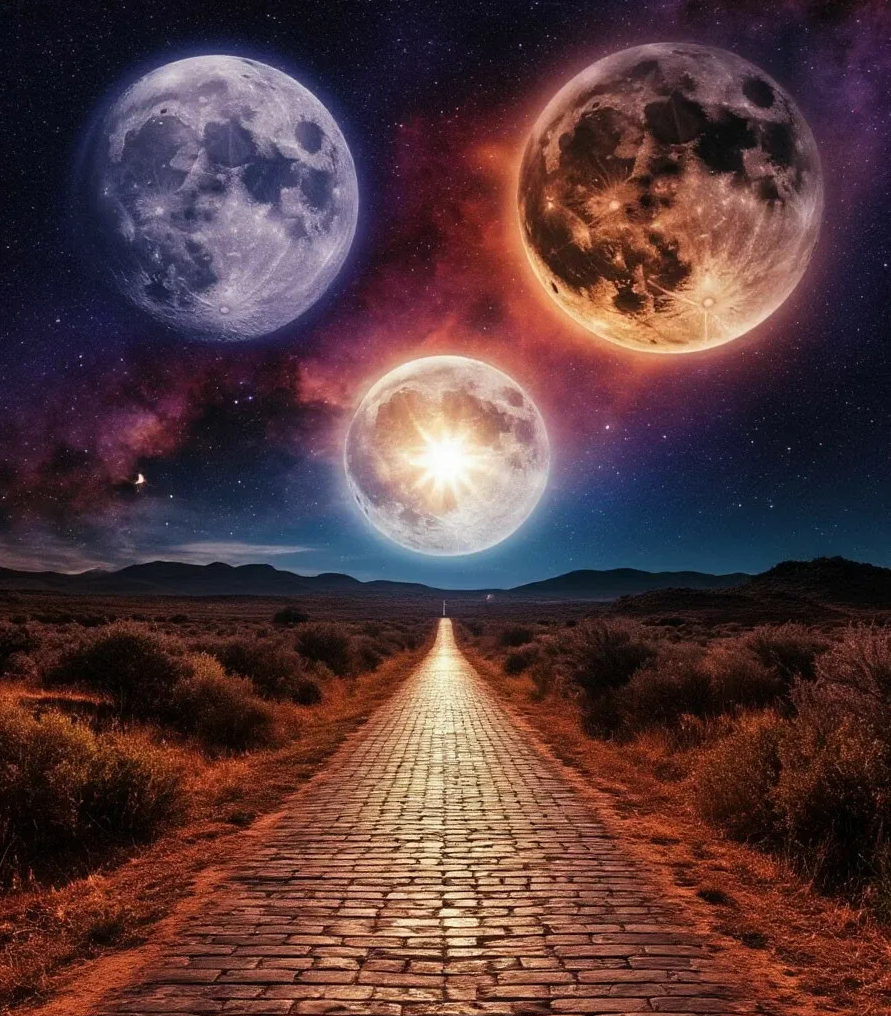 Кармический коридор затмений по мнению нейросети Шедеврум