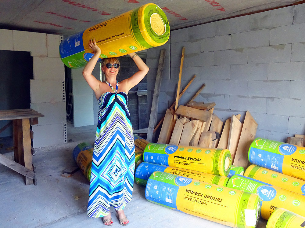 Насквозь химическтий, неприродный утеплитель