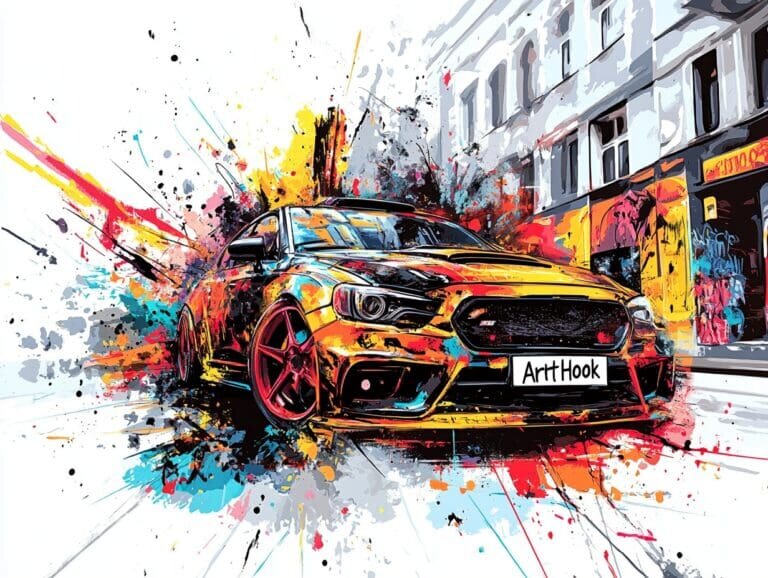    Эксклюзивный дизайн автомобиля: как граффити превращает вашу машину в шедевр искусства и сколько это стоит Art-Hook.Ru