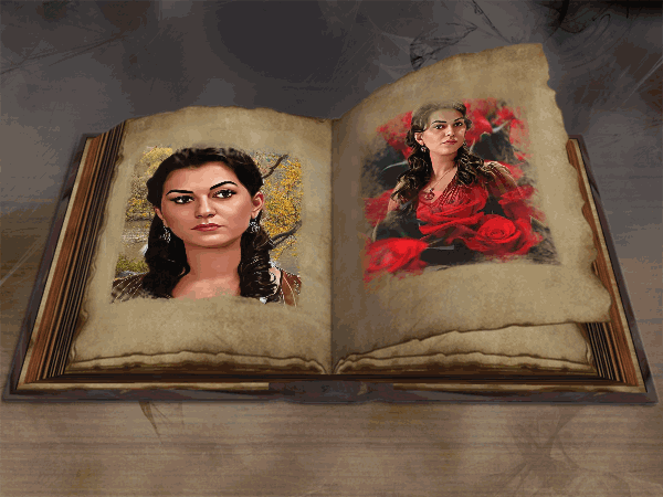 Авторский коллаж сгенерирован на основе фрагментов сериала "Великолепный век"