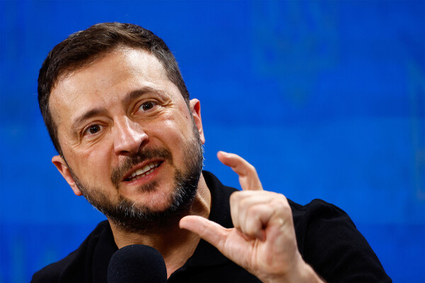 Владимир Зеленский во время пресс-конференции в Киеве, Украина, 27 августа 2024 года / Valentyn Ogirenko/Reuters  