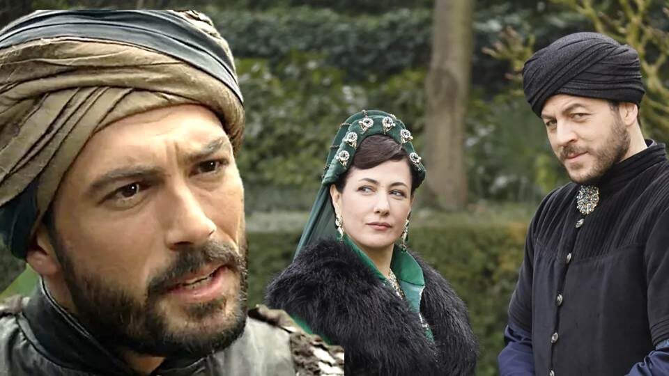 Коллаж автора, созданный из фрагментов турецкого сериала "Великолепный век"