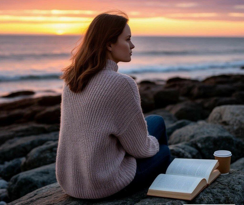 Иногда внешне — закат, книга, тишина.
А внутри — гул, пар и чувство, что тебя опять поставили… и забыли