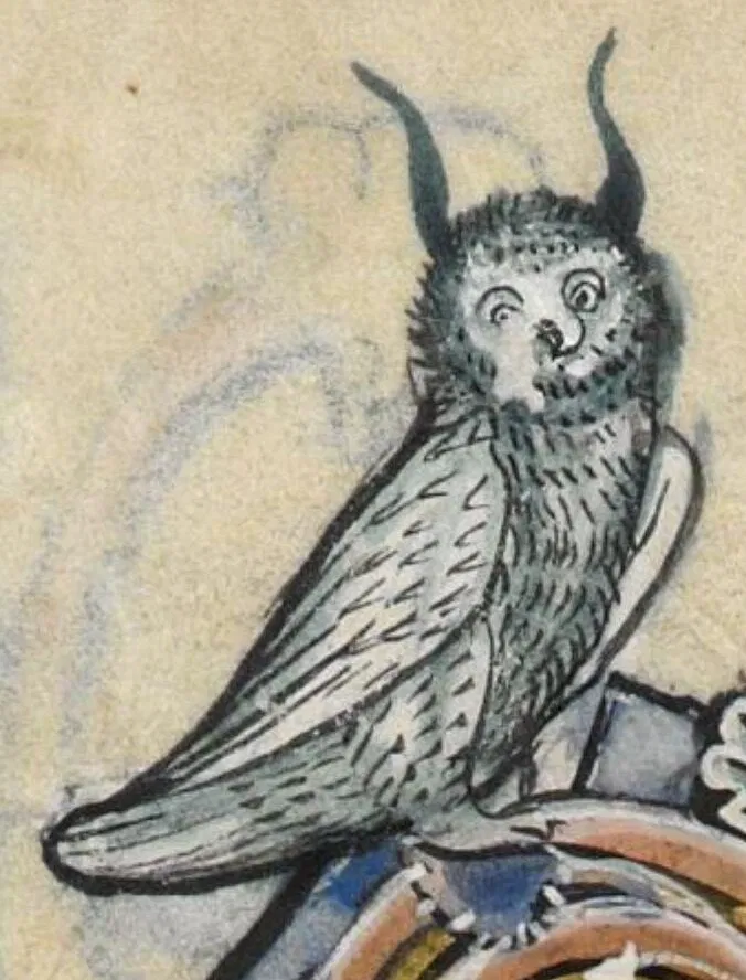 Деталь из “Ратлендской псалтири", (около 1260 г.), Британская библиотека, Добавить MS 62925. fol 63r. Источник: https://www.medievalists.net