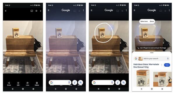 Функция «Обвести для поиска» от Google для Android позволяет выбрать конкретный объект, видимый на экране телефона, чтобы быстро получить о нём дополнительную информацию в интернете, не выходя из используемого приложения.Источник...Google