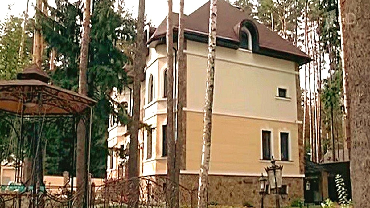 Дом с соснами