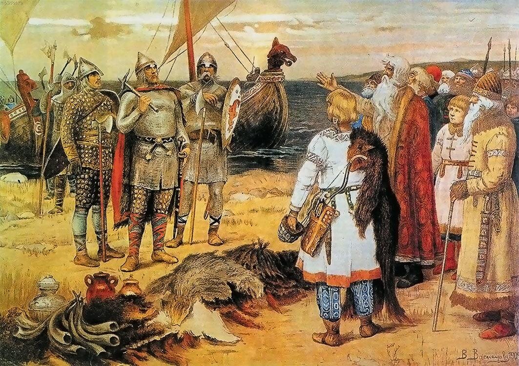 Официальная версия в изображении В.Васнецова