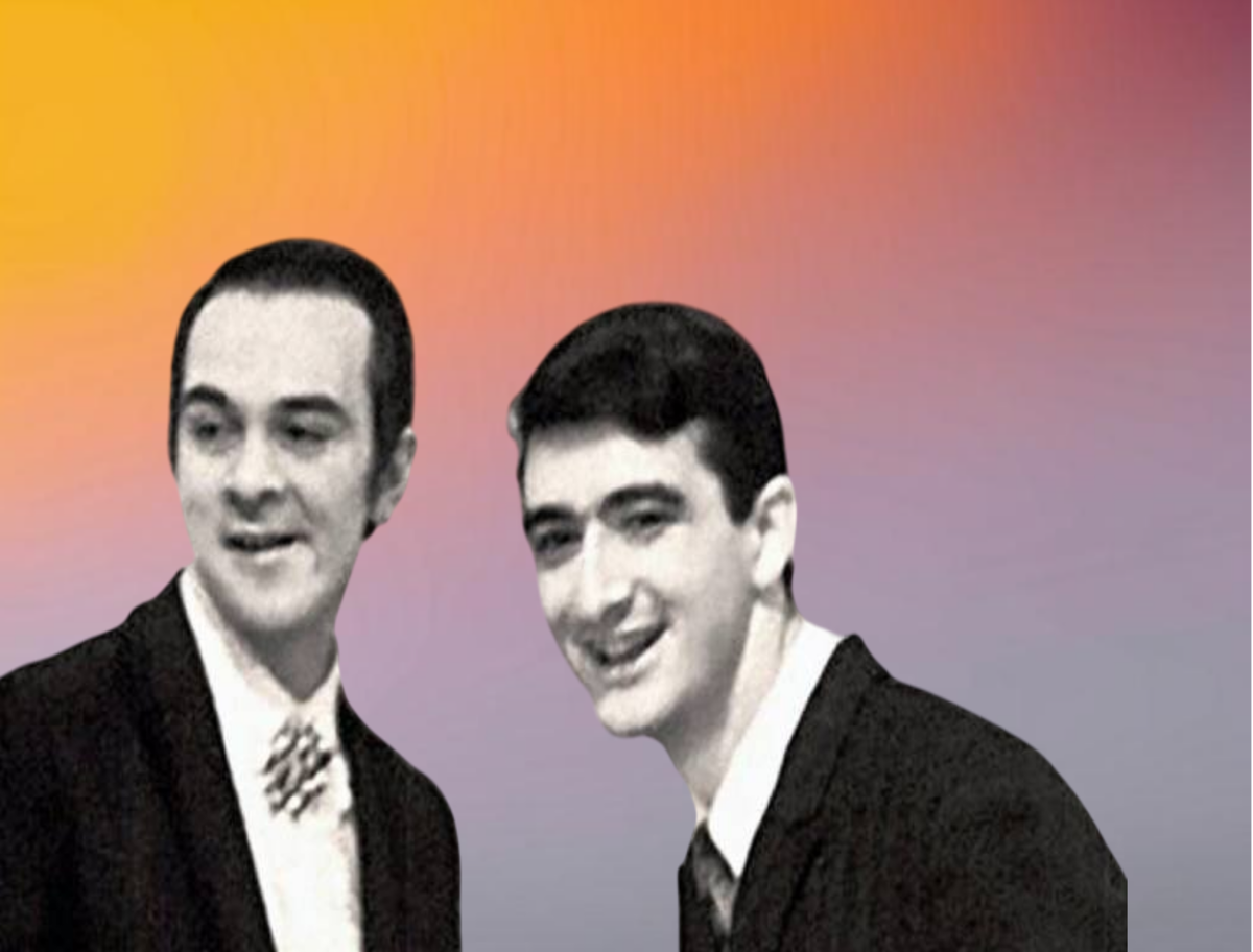 Полад Бюльбюль оглы с другом детства, Муслимом Магомаевым 