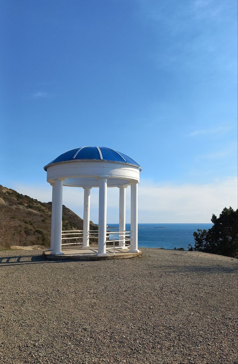 Панорамные площадки по дороге на Большой Утриш (январь, март, 2025г)