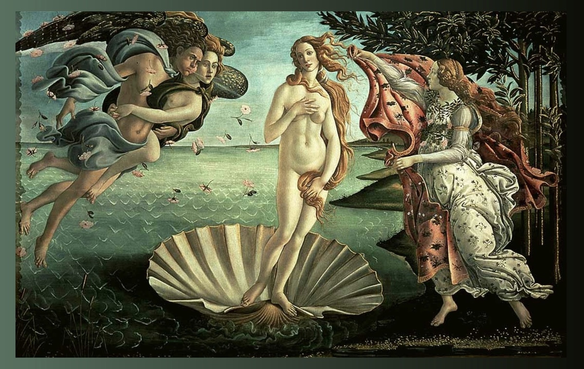 Сандро Боттичелли. Рождение Венеры. 1483-1485