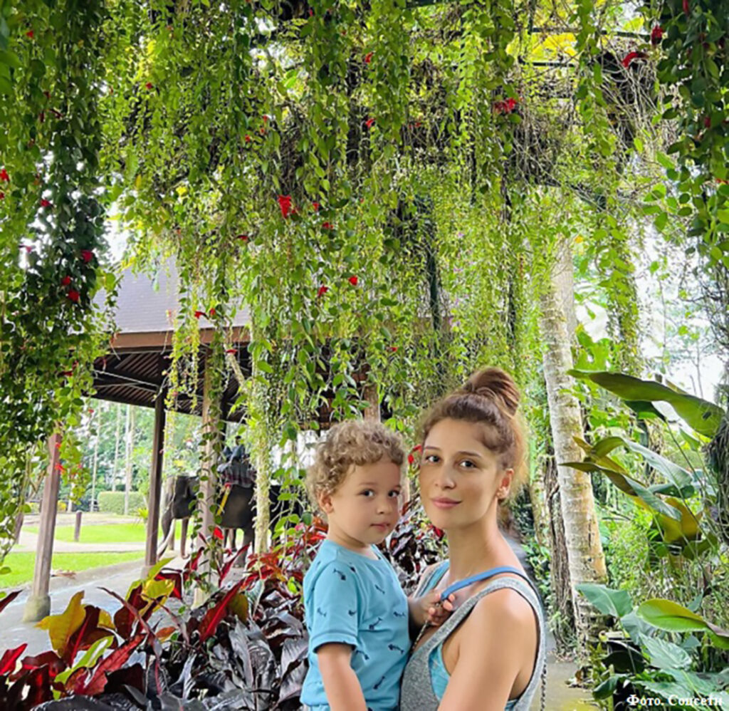 Актриса с любимым сыном Гаспаром