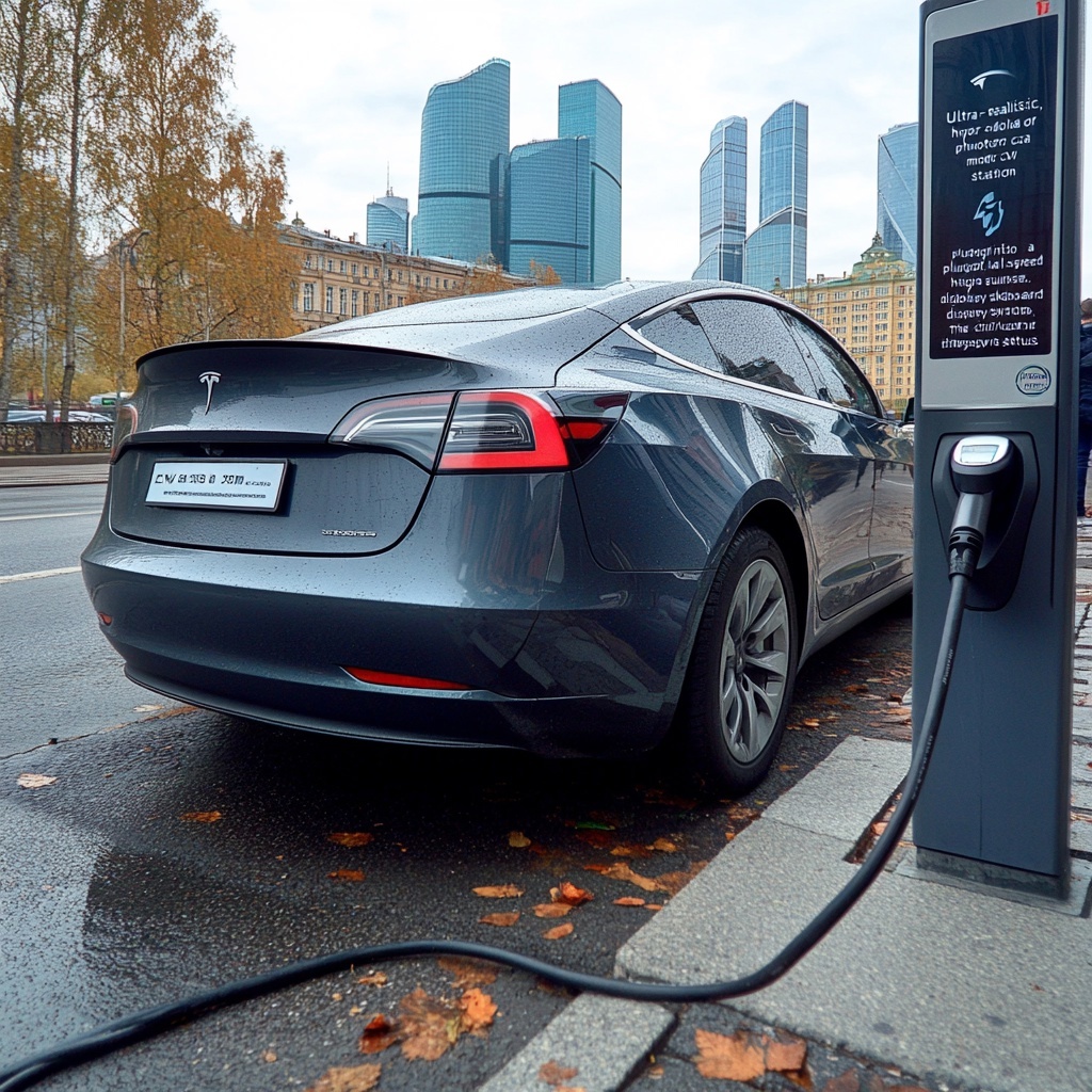 Зарядка электромобиля