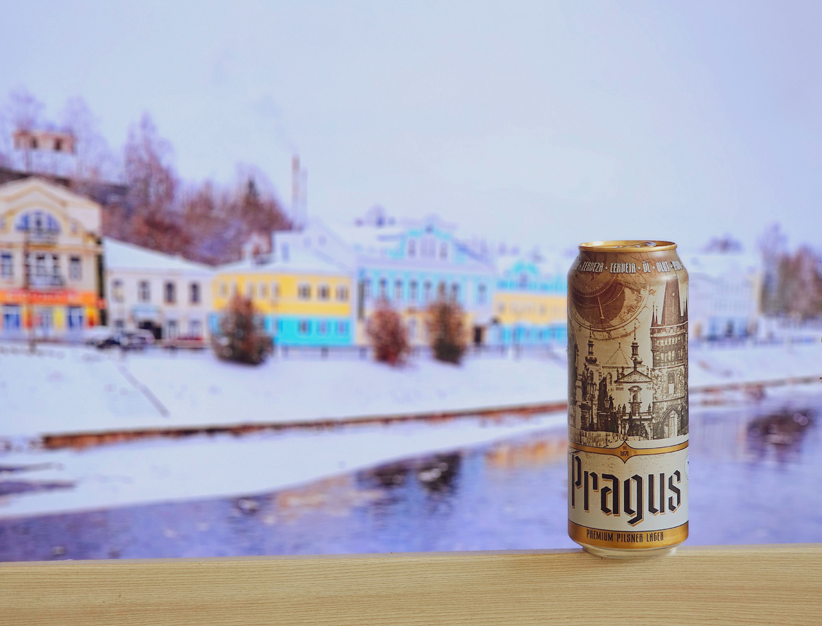 Pragus Premium Pilsner Lager, фото автора