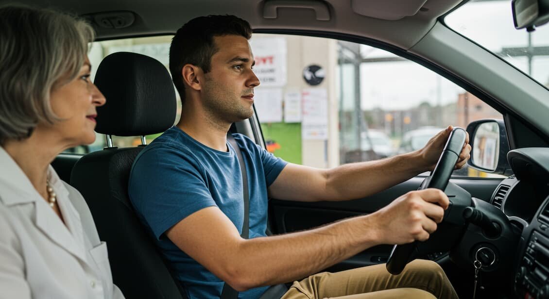 Сдача экзамена в ГИБДД