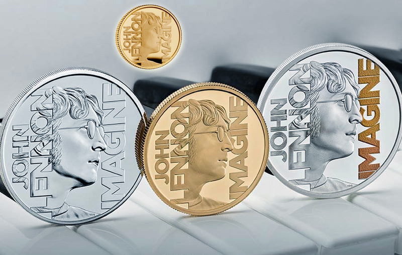 Монеты Великобритании «Джон Леннон» серии «Music Legends» 2025