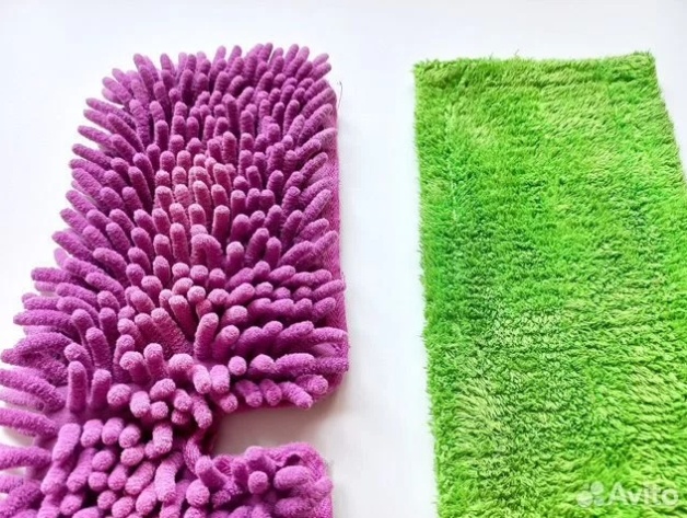 Насадки из микрофибры для плоской швабры