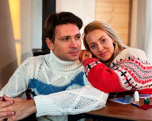 Хабаров с женой