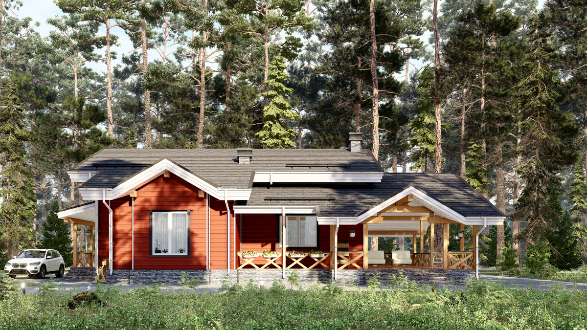 Проект шале,  архитектурно-строительное бюро MYE