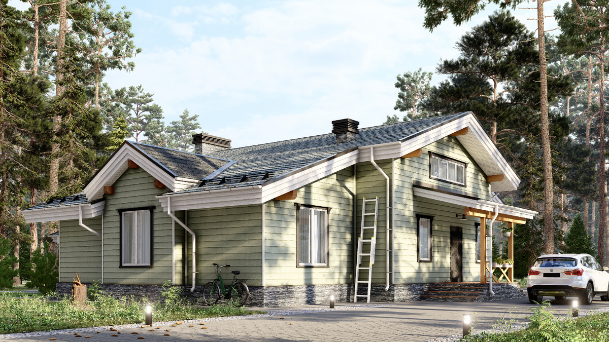 Проект шале,  архитектурно-строительное бюро MYE