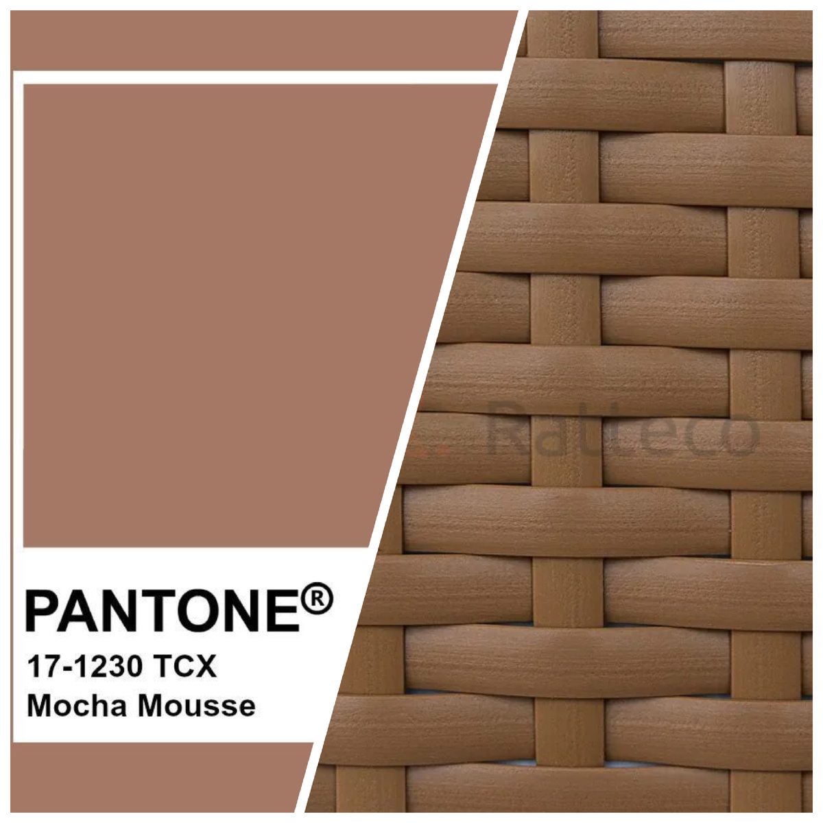 Pantone/песочный, гладкий, полумесяц 