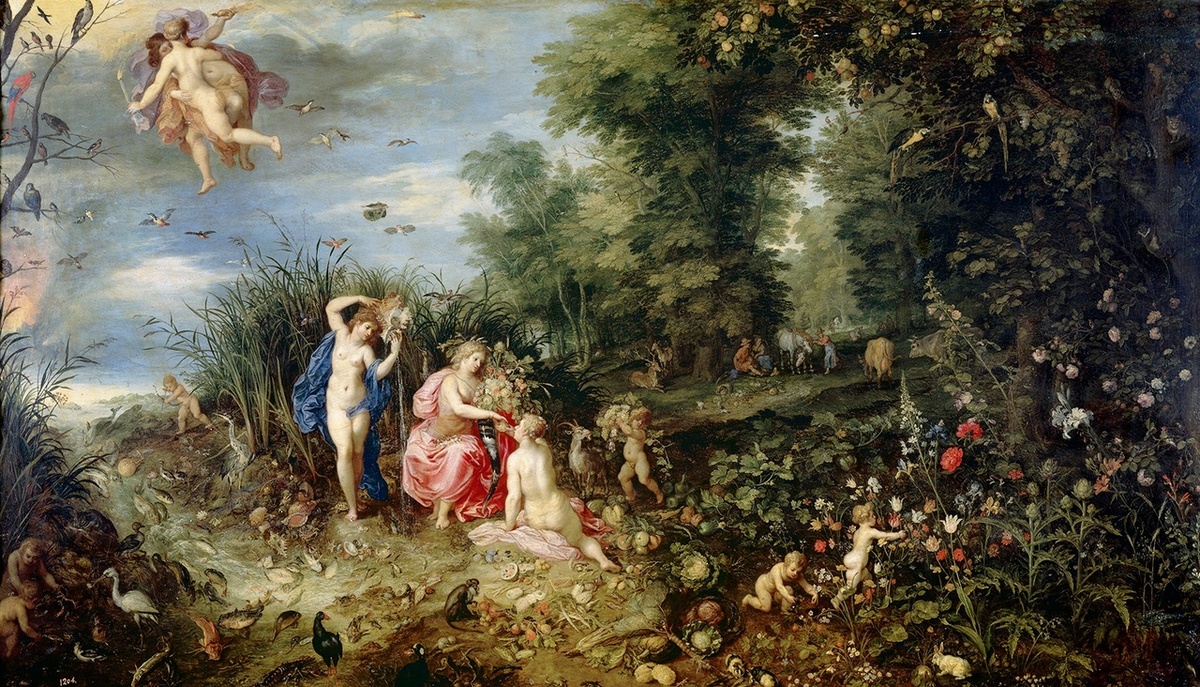 Хендрик ван Бален и Ян Брейгель (1568–1625) «Изобилие и четыре стихии»