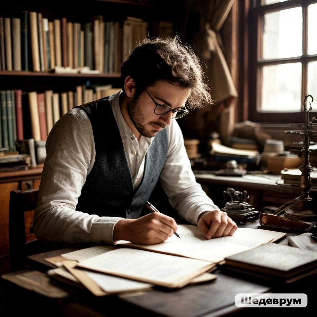 Шедеврум сам подписывает свои творения, ну и не будем ему мешать 😄