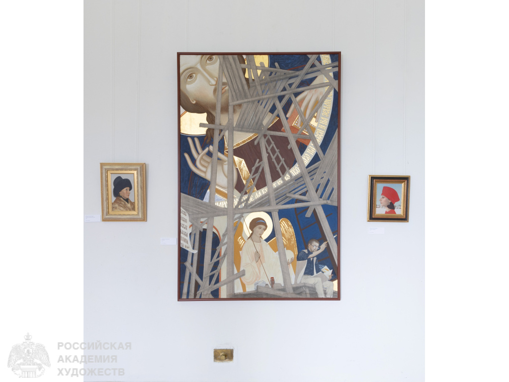 Выставка произведений Михаила Полетаева в Российской академии художеств (Моква, Пречистенка, 21). Фото: Виктор Берёзкин, пресс-служба РАХ. 2025.