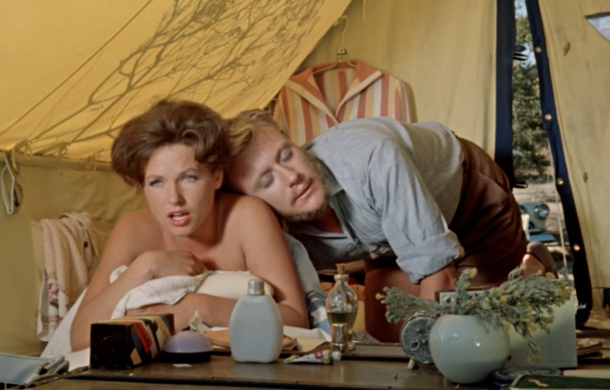 Кадр из фильма «Три плюс два», производство киностудии имени М. Горького и Рижской киностудии, режиссёр Генрих Оганесян, 1963 г.