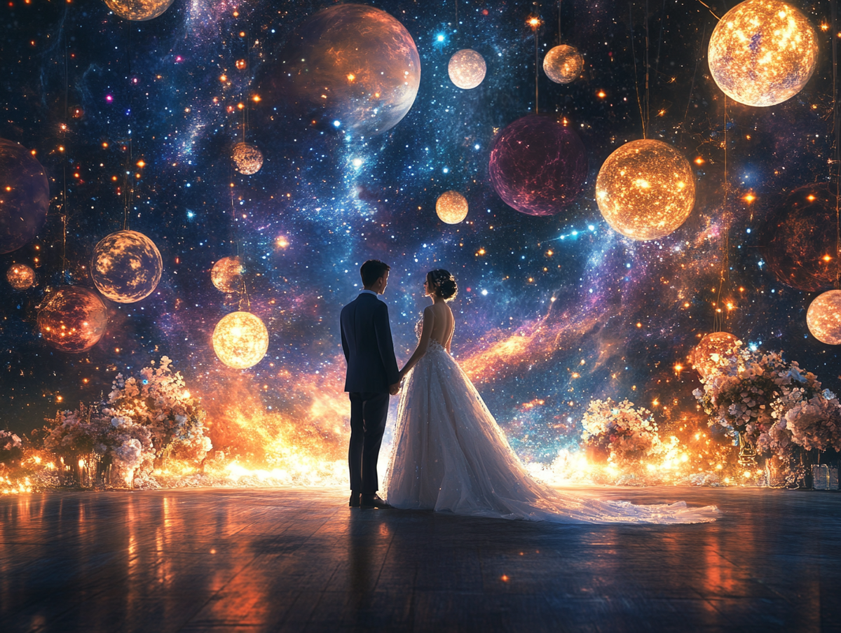    Космическая свадьба: как создать романтику среди звезд и удивить гостей Антон