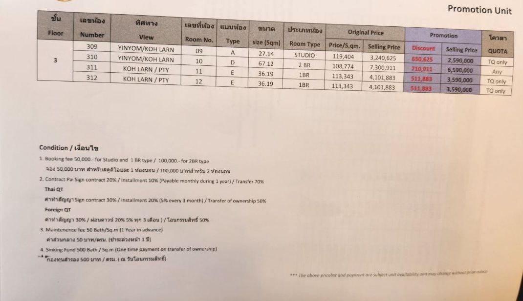 пример прайса