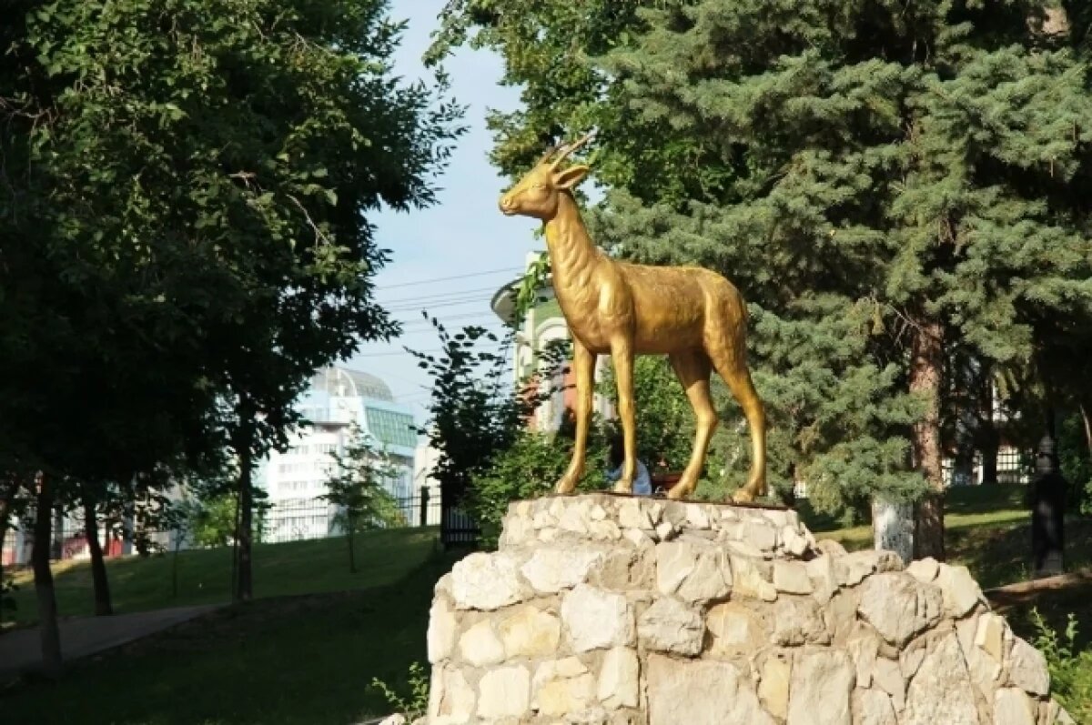    В Самаре демонтируют скульптуру Козы в Струковском саду для капремонта