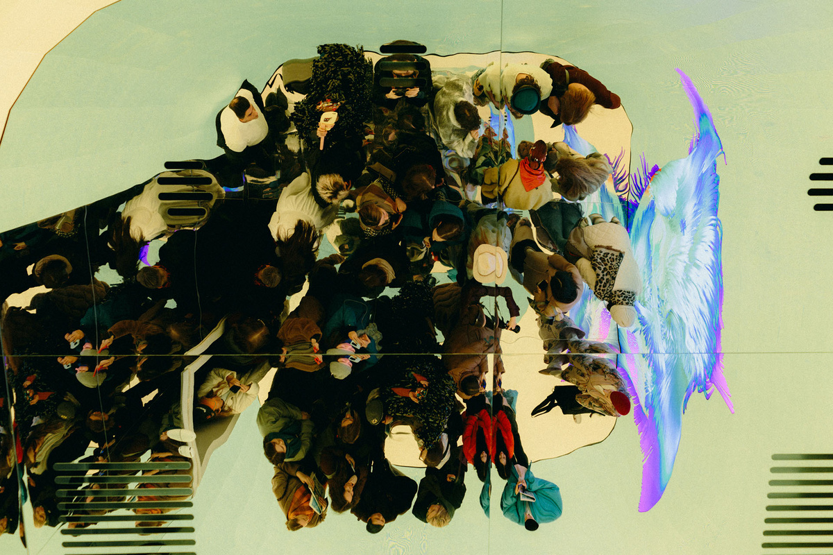    На открытии выставки «Диджитал тесто»