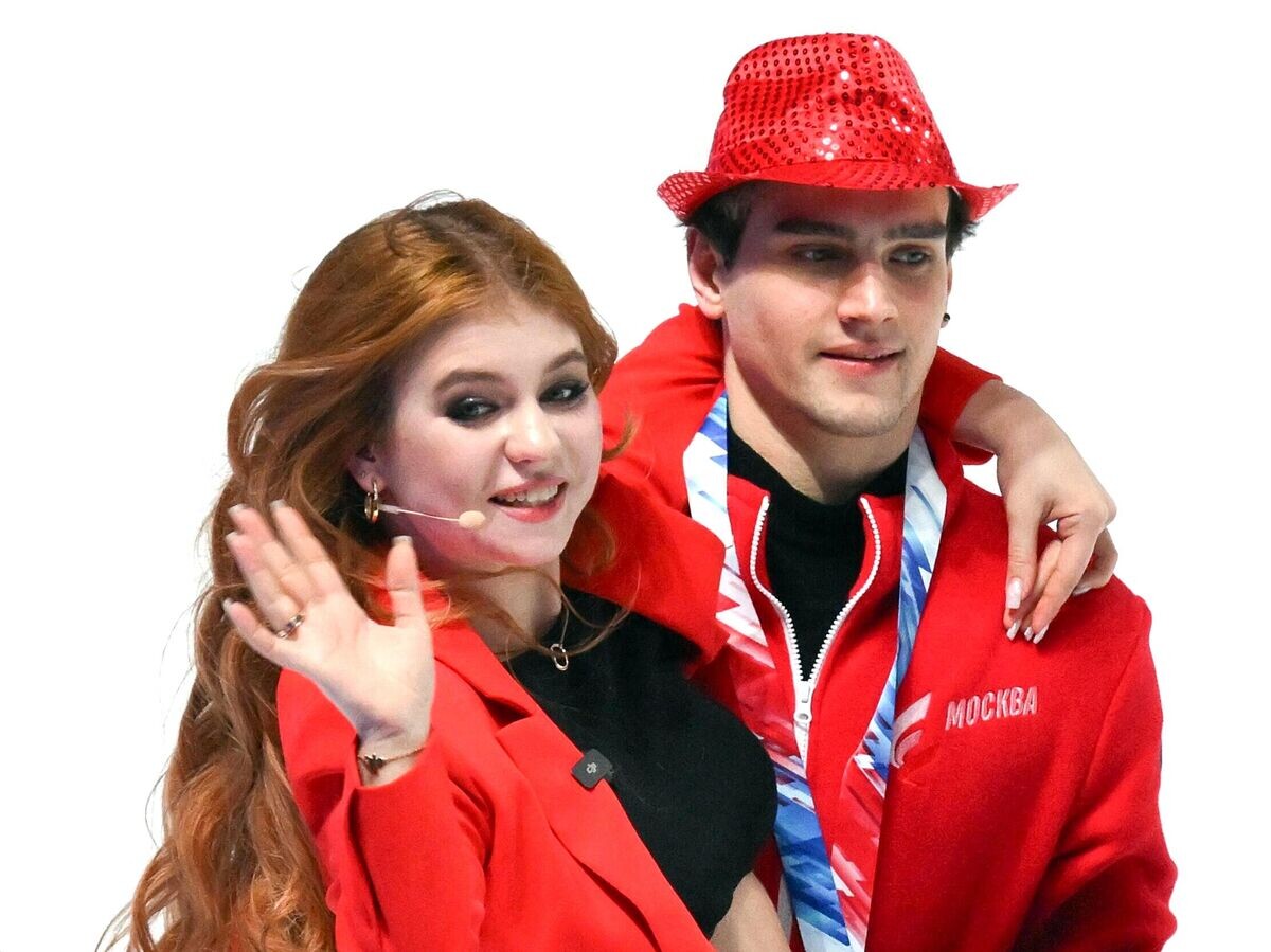    Александра Трусова и Макар Игнатов© Алексей Даничев
