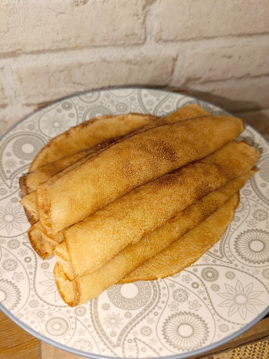 Блины без молока и яиц. Фото автора 