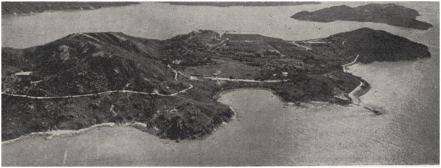 Вид на остров Колоан в 1966 году