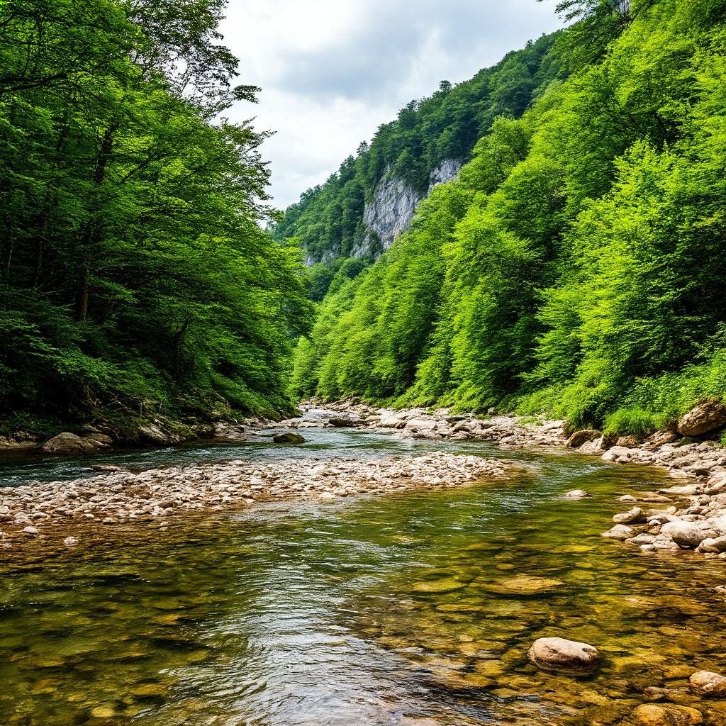 Река Курджипс и Гуамское ущелье